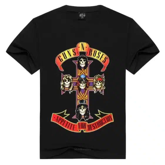 Guns N' Roses Appetite for Destruction Skull Logo Unisex T-shirt