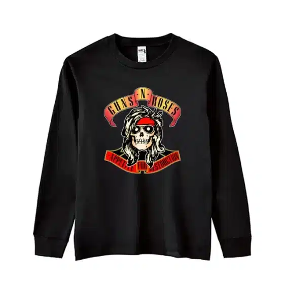 Guns N' Roses Band Appetite for Destruction Skull Unisex Sweatshirt