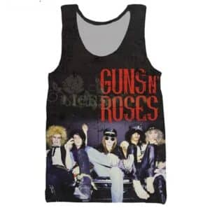 Guns N' Roses Band Portrait Grunge Style Unisex Men's Tank Top