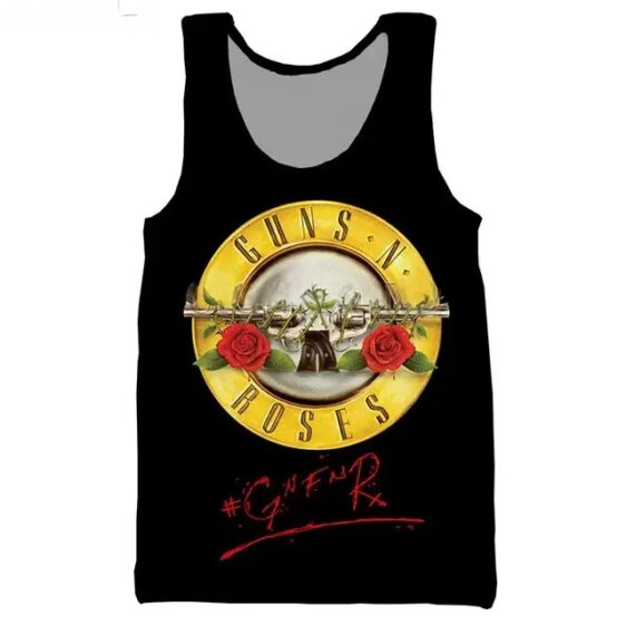 Guns N' Roses Classic Logo Band Signature Unisex Tank Top