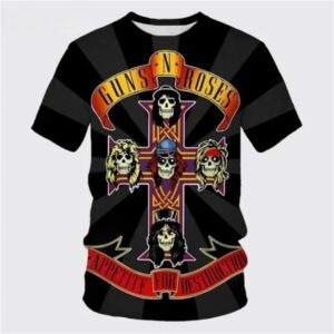 Guns N' Roses Cross Skulls Appetite for Destruction Unisex T-Shirt