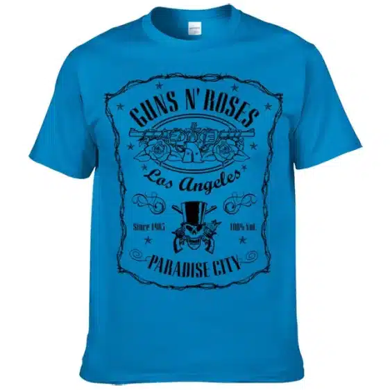 Guns N' Roses Paradise City Vintage Label Graphic Unisex T-Shirt