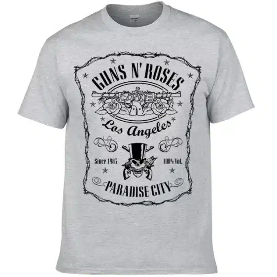 Guns N' Roses Paradise City Vintage Label Graphic Unisex T-Shirt