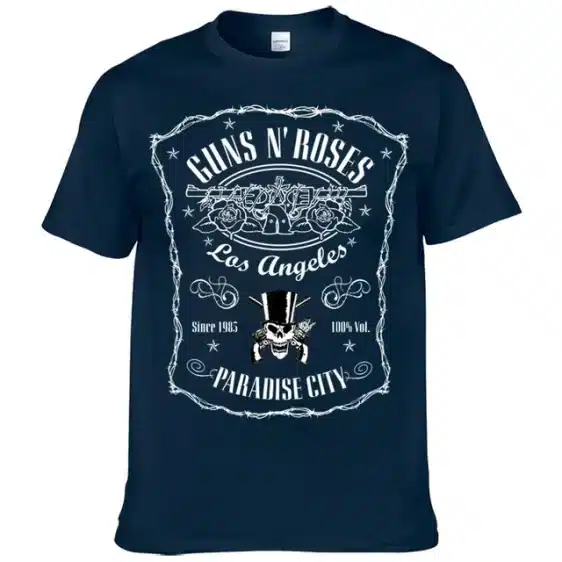 Guns N' Roses Paradise City Vintage Label Graphic Unisex T-Shirt