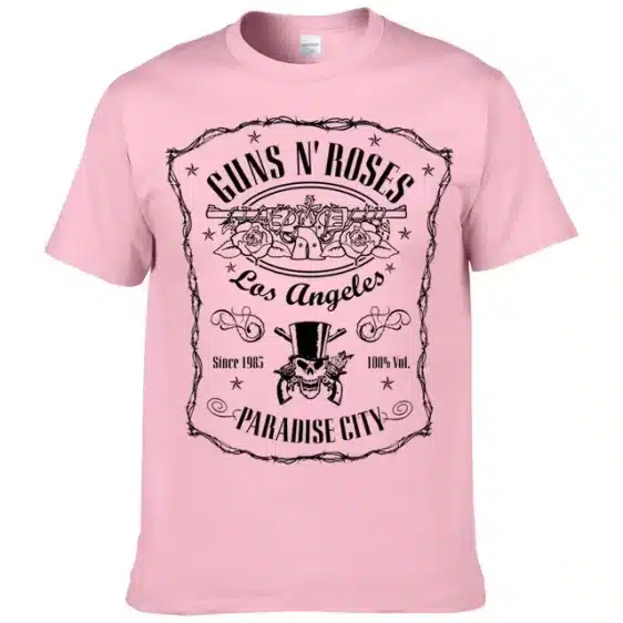 Guns N' Roses Paradise City Vintage Label Graphic Unisex T-Shirt