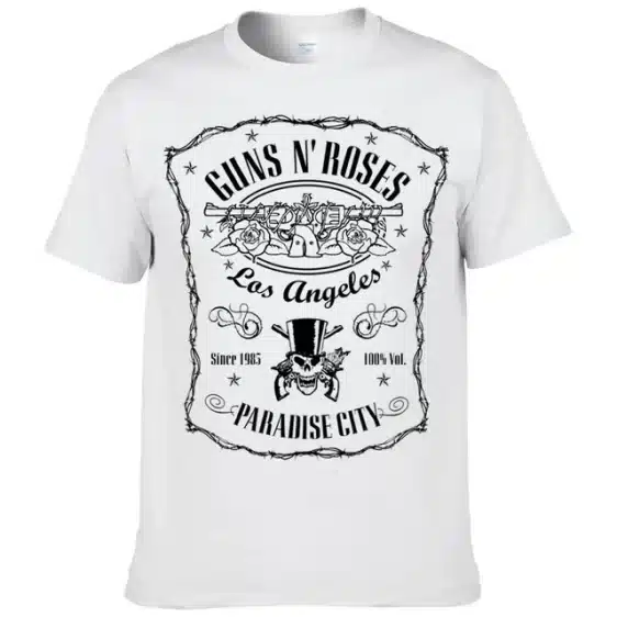 Guns N' Roses Paradise City Vintage Label Graphic Unisex T-Shirt