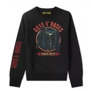 Guns N' Roses Shadow of Your Love Graphic Black Unisex Sweatshirt