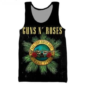 Guns N' Roses Super Bowl Music Fest Leaves Unisex Tank Top