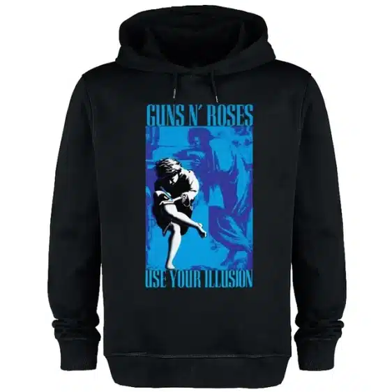 Guns N' Roses Use Your Illusion Blue Album Graphic Unisex Hoodie