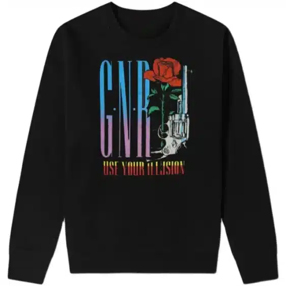 Guns N' Roses Use Your Illusion Gradient Logo Unisex Sweatshirt