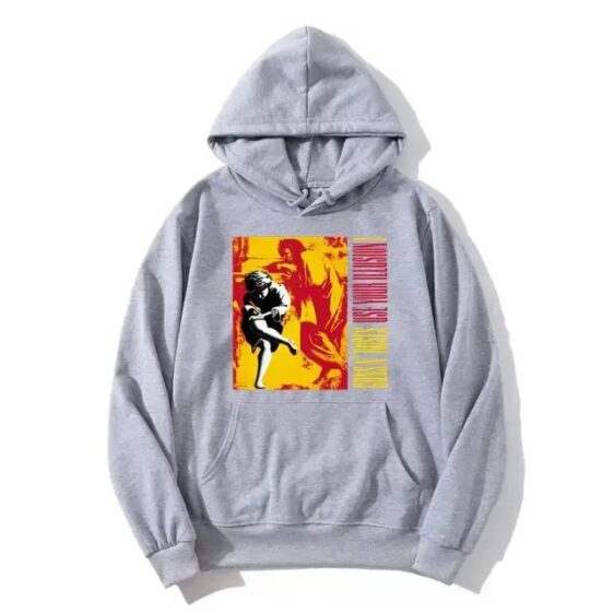 Guns N' Roses Use Your Illusion I Album Gray Unisex Hoodie