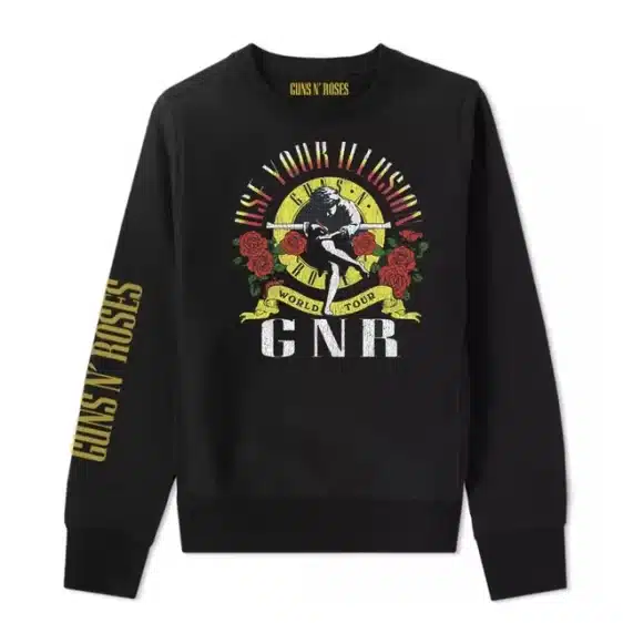 Guns N' Roses Use Your Illusion World Tour Black Unisex Sweatshirt