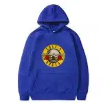 Guns N' Roses Vintage Rock Band Logo Blue Unisex Hoodie