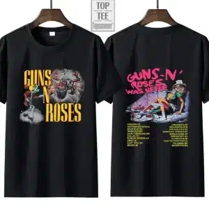 Guns N' Roses Was Here Tour Poster Graphic Unisex T-Shirt