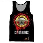 Rock Band Guns N' Roses Bullet & Blood Logo Unisex Tank Top