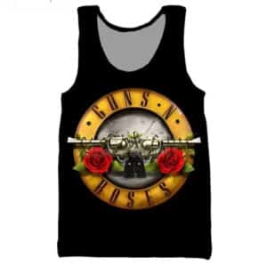 Rock Band Guns N' Roses Classic Logo Black Unisex Tank Top