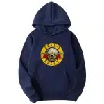 Rock Band Guns N' Roses Classic Logo Navy Blue Unisex Hoodie