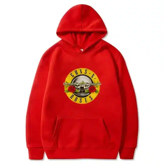 Rock Band Guns N' Roses Classic Logo Red Unisex Hoodie