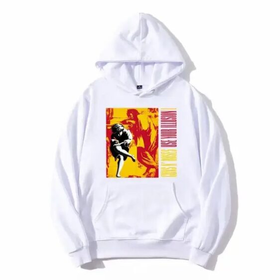 Use Your Illusion I Guns N' Roses Album White Unisex Hoodie