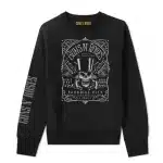 Vintage Guns N' Roses Skull Top Hat Paradise City Unisex Sweatshirt