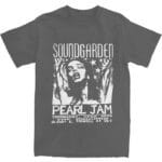 Dark Gray Soundgarden Lady Poster Pearl Jam Unisex T-Shirt