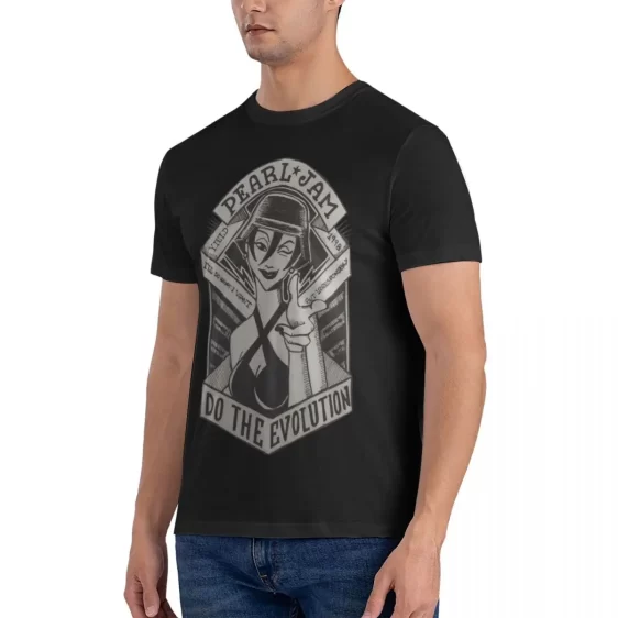 Do the Evolution Death Girl Pearl Jam Black Men's T-Shirt