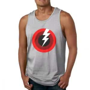 Lightning Bolt Eye Pearl Jam Band Album Gray Men's Tank Top