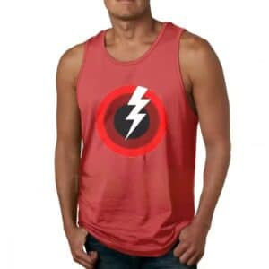 Lightning Bolt Eye Pearl Jam Band Album Red Men's Tank Top