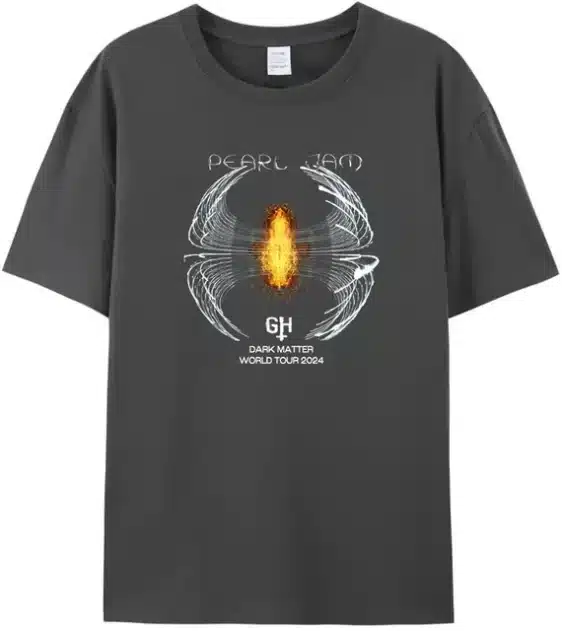 Pearl Jam Dark Matter 2024 Tour Charcoal Gray Unisex T-Shirt