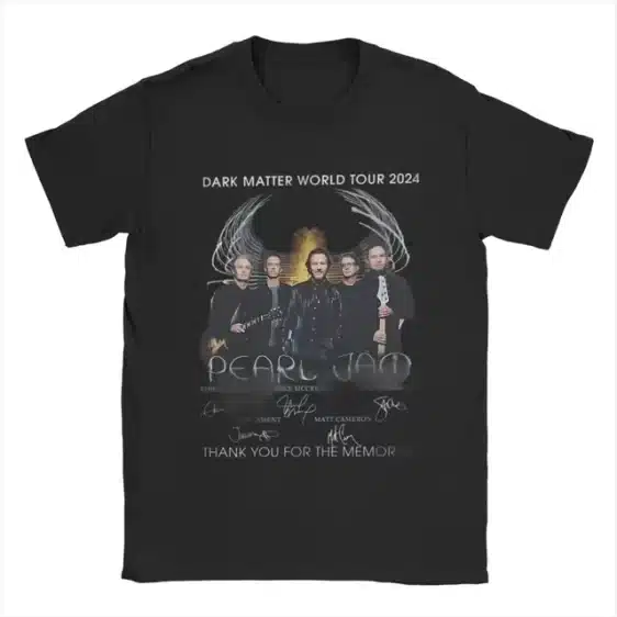 Pearl Jam Dark Matter World Tour 2024 Band Member Art T-Shirt