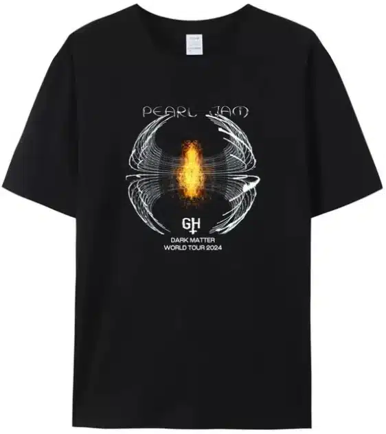 Pearl Jam Dark Matter World Tour 2024 Cosmic Black Unisex T-Shirt