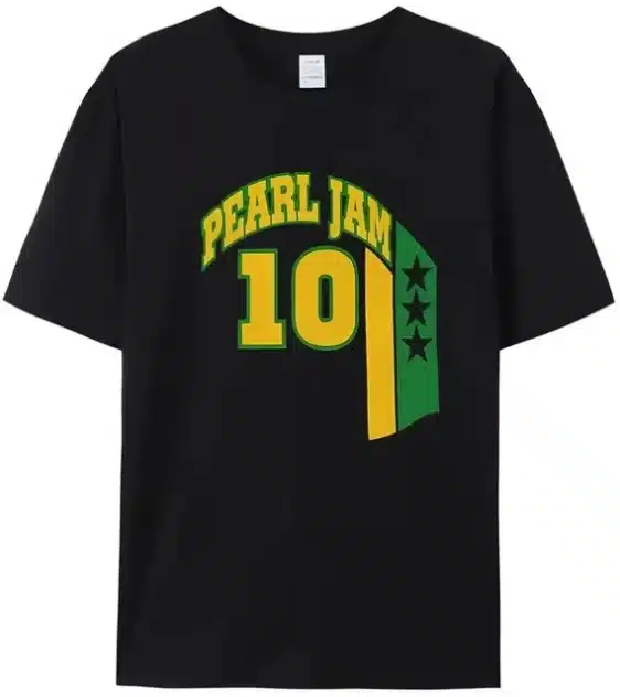 Pearl Jam Ten Album Tribute Black Unisex T-Shirt