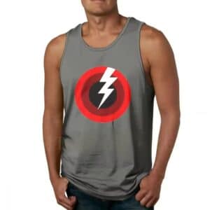 Rock Band Pearl Jam Lightning Bolt Logo Dark Gray Men's Tank Top