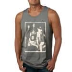 Vintage Pearl Jam Members Band Photo Dark Gray Men's Tank Top