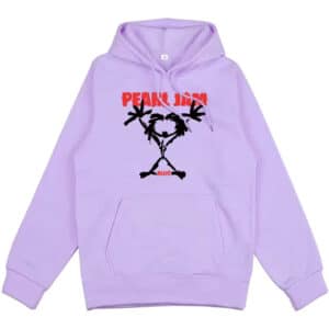 Alive Stickman Logo Pearl Jam Band Purple Unisex Hoodie