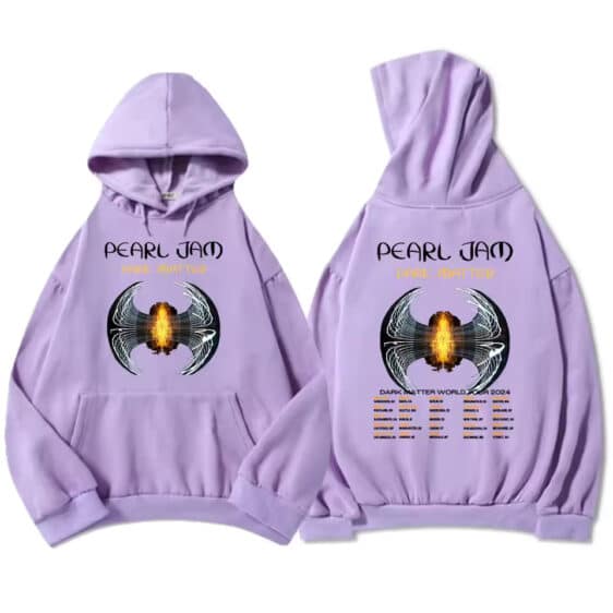 Dark Matter World Tour 2024 Pearl Jam Purple Unisex Hoodie