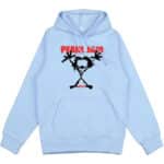 Light Blue Pearl Jam Band Alive Stickman Unisex Hoodie