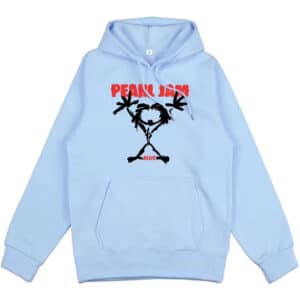 Light Blue Pearl Jam Band Alive Stickman Unisex Hoodie