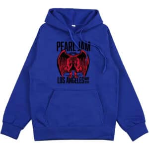 Los Angeles Pearl Jam Angel Poster Royal Blue Unisex Hoodie