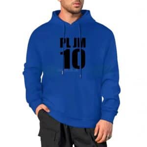 Pearl Jam 10 Minimalist PL JM Royal Blue Men's Hoodie