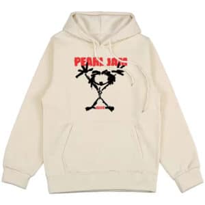 Pearl Jam Song Alive Stickman Logo Khaki Unisex Hoodie