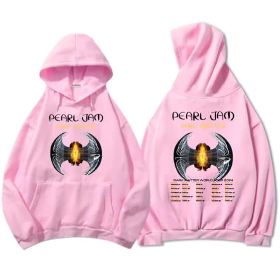 Pink Pearl Jam Dark Matter World Tour 2024 Unisex Hoodie