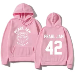 Rock Band Pearl Jam Missoula MT Grizzly Pink Unisex Hoodie