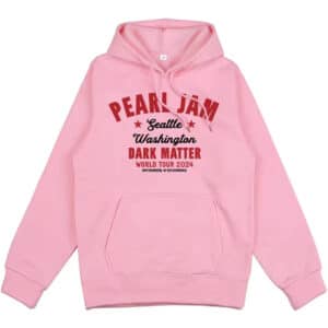 Seattle Dark Matter Tour Pearl Jam Logo Pink Unisex Hoodie