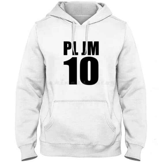 White Pearl Jam Band 10 PL JM Minimalist Unisex Hoodie