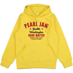 Yellow Pearl Jam Seattle Dark Matter Tour Logo Unisex Hoodie