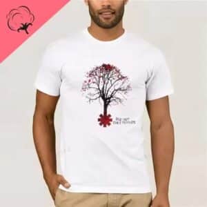 Red Hot Chili Peppers Artistic Tree Art White Men's T-Shirt