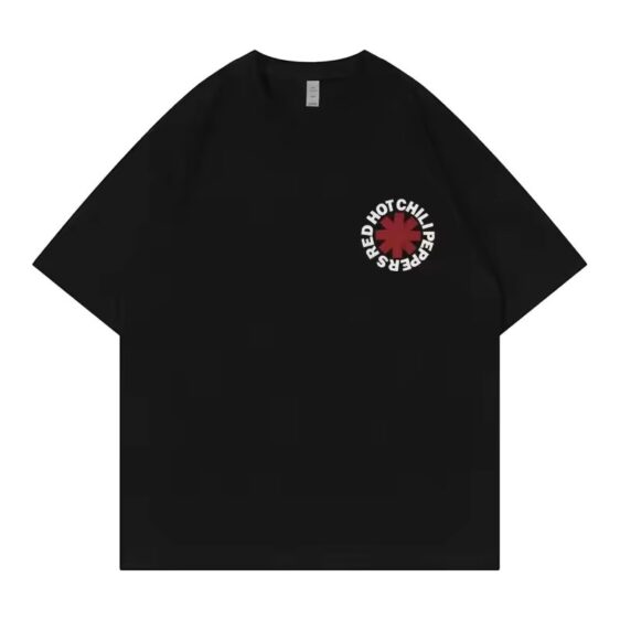 Red Hot Chili Peppers Band Classic Logo Black Unisex T-Shirt