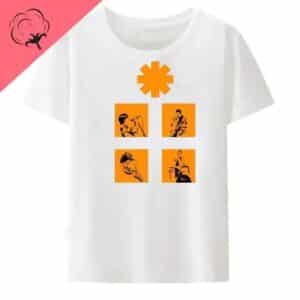 Red Hot Chili Peppers Band Members Photo Grid Unisex T-Shirt