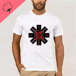 Red Hot Chili Peppers Blood Sugar Rose Asterisk Men's T-Shirt